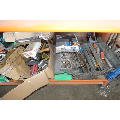 5189 - A quantity of various hand tools etc. Not practical to list in detail so please view or see photogra... 