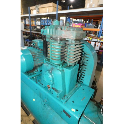 5303 - 1 x workshop compressor 3ph - Supplied by Direct Air but no make or model visible