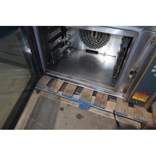 2201 - A commercial stainless steel combi oven by Mono type BX 3-phase - trade