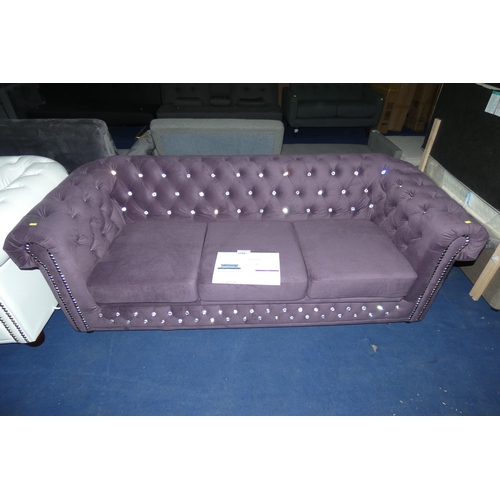 1154 - A Sade three seater sofa bed RRP £959.00