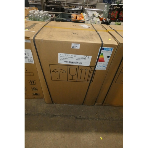 2097 - A commercial under counter freezer by Tefcold type Uf200vs, unused boxed