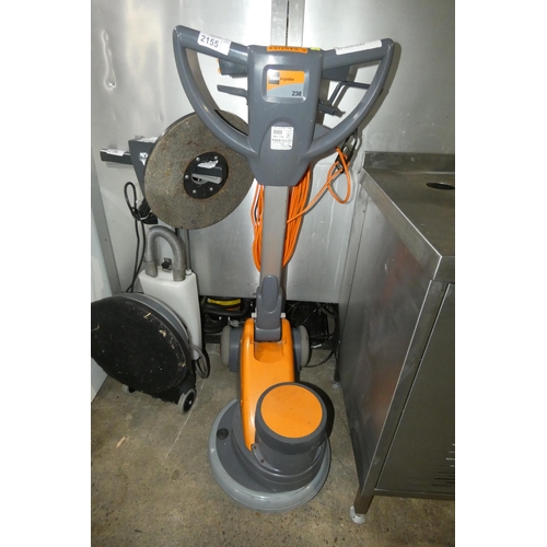 2155 - A Taski rotary floor cleaner type Ergodisk 238 240v - trade. Requires Attention