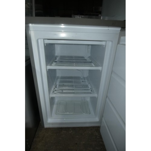 2208 - An under counter freezer by Kenwood in silver - trade. Tested Working