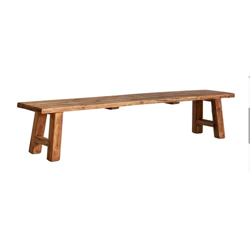 1087 - A Saziye solid wood bench RRP £429