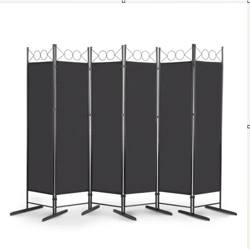 1088 - A Symple Stuff 240cm 6-panel folding room divider RRP £47