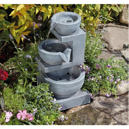 1099 - 1 x Tinoco weather resistant floor fountain RRP £45 This is plug in  not solar