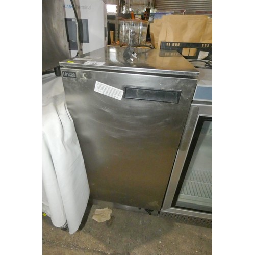 2101 - A commercial stainless steel catering type hot cupboard by Lincat approx 60x46cm. Tested Working