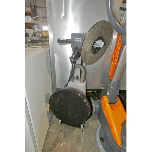 2156 - A Numatic folding rotary floor cleaner type NLL-332 240v - trade