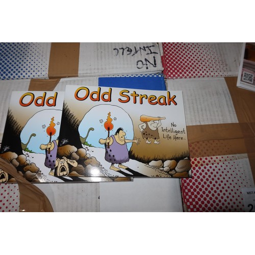 3073 - 1 pallet containing a large quantity of various novelty cartoon books (Odd Streak, Insanity Streak e... 