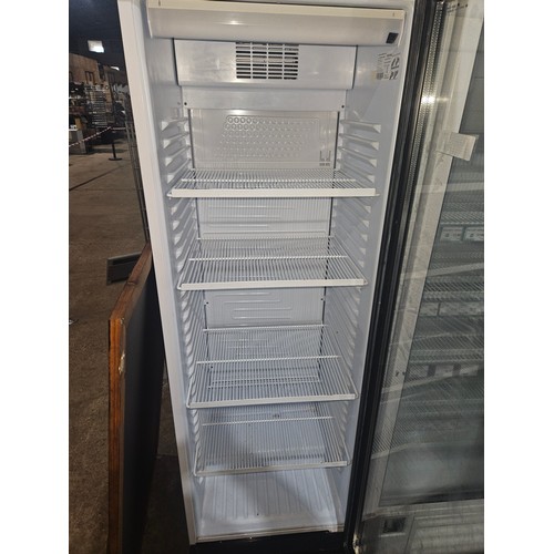 2188 - A commercial tall display fridge by Prodis type XD380 - trade. Tested Working