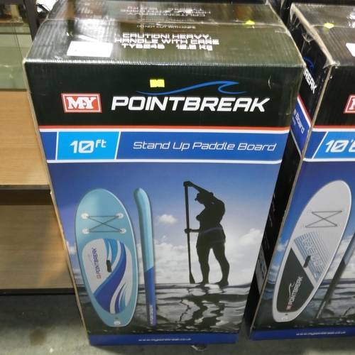 3282 - 1 x My Pointbreak 10ft stand up inflatable paddle board - Boxed and unused