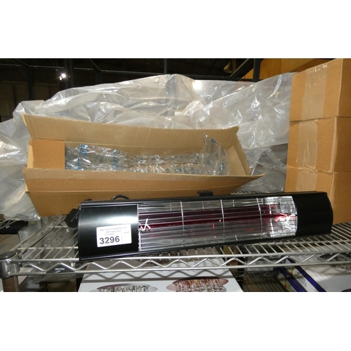 3296 - 1 x Bondi Sun patio heater 1500w, 240v