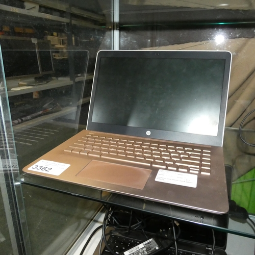 3362 - A laptop by HP type pavilion with a Pentium R 2.3ghz processor, 4gb ram, 1tb HDD, running Windows 10... 