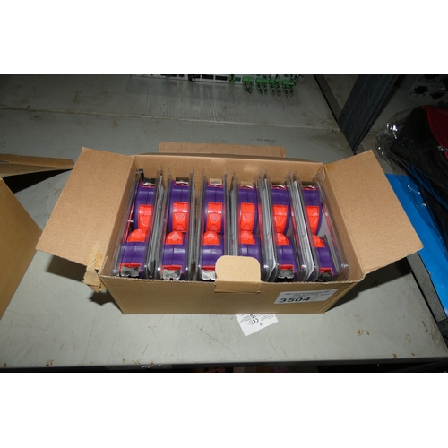 3504 - A box containing 12 Sparky 5m tape measures