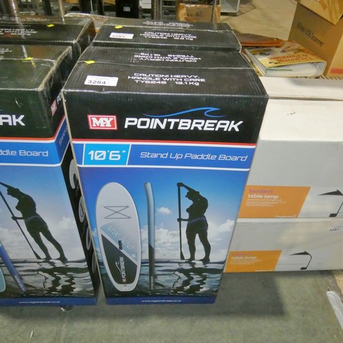 3284 - 1 x My Pointbreak 10ft stand up inflatable paddle board - Boxed and unused