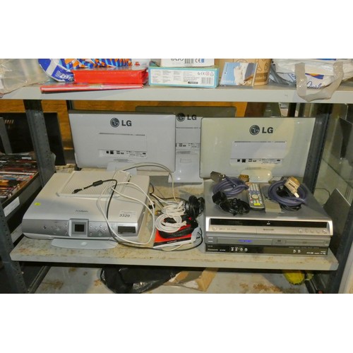 3320 - A Lexmark printer, Panasonic superdrive VHS recorder and a Panasonic dvd recorder - trade