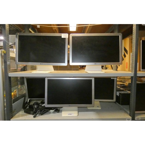 3345 - 5 x Lg 22 inch chrome monitors, the chrome system has been power-washed and will not connect to the ... 