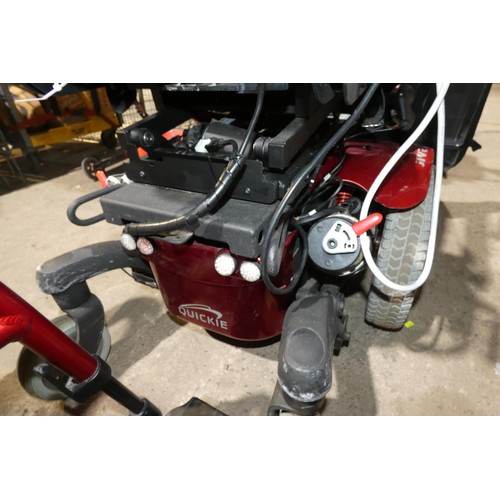 3060 - 1 x Quickie Jive M battery powered chair / wheelchair supplied with a mains battery charger - Tested... 