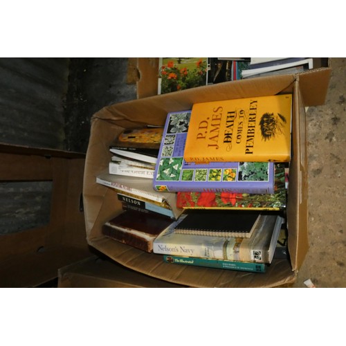 3167 - 6 boxes containing a quantity of various interesting books. Contents of 1 shelf