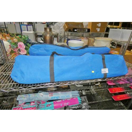 3636 - 3 x camping beds in carry cases (NB: these beds can be used with lot 3120)