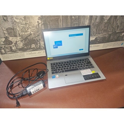 3348 - An Acer laptop type Aspire 5 with an Intel i5 11th generation 2.4 gigahertz processor, 8 gigabyte RA... 