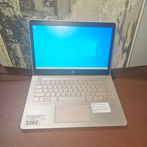 3362 - A laptop by HP type pavilion with a Pentium R 2.3ghz processor, 4gb ram, 1tb HDD, running Windows 10... 