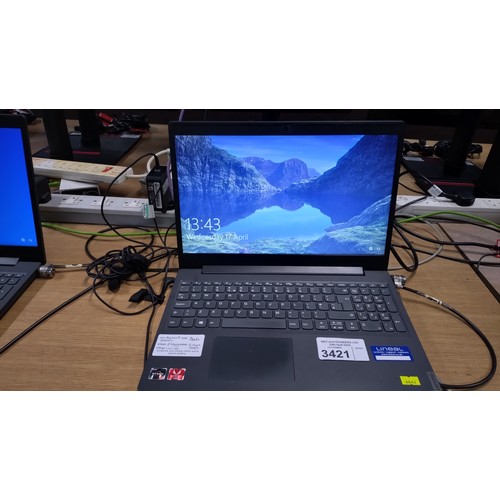 3421 - A laptop by Lenovo with a Ryzen 5 3500u 2.1ghz processor, 8gb ram, 512gb SSD, running win 10, comes ... 