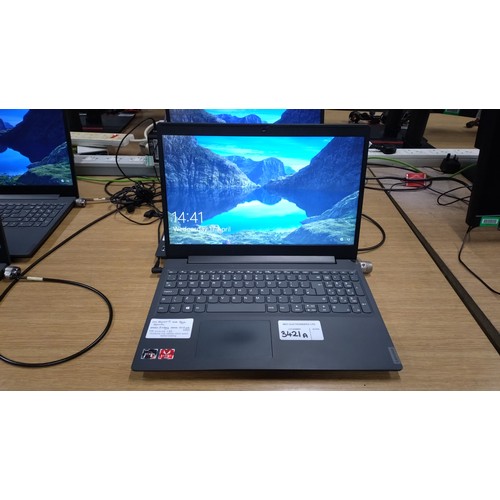 3421A - A laptop by Lenovo with a Ryzen 5 3500u 2.1ghz processor, 8gb ram, 512gb SSD, running win 10, comes ... 