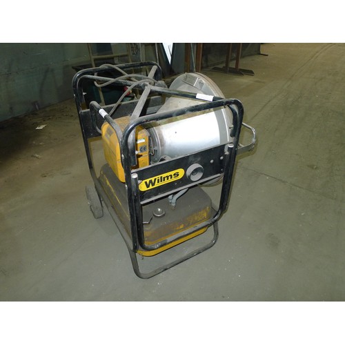 13 - A Wilms Mini VAL workshop heater, 32.5kw (23,000Kcal/h), 230v / diesel