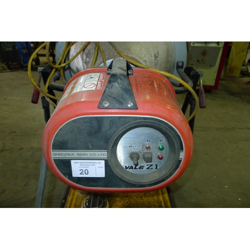 20 - A Wilms VAL 6 Z1 workshop heater, 32,600Kcal/H, 110v / diesel