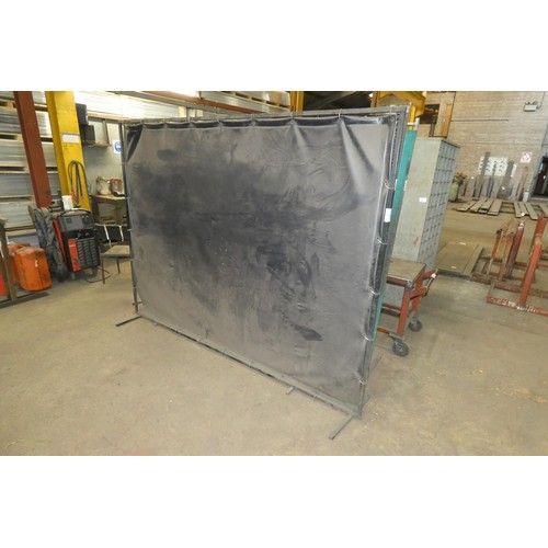 81 - 3 x welding screens - all approx 244 x 183cm