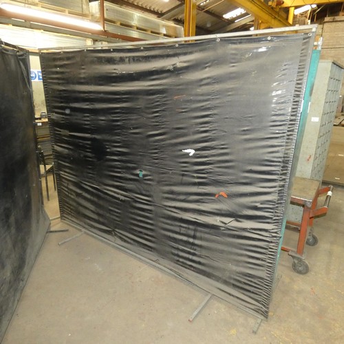 81 - 3 x welding screens - all approx 244 x 183cm