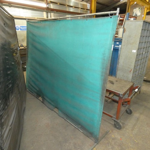 81 - 3 x welding screens - all approx 244 x 183cm