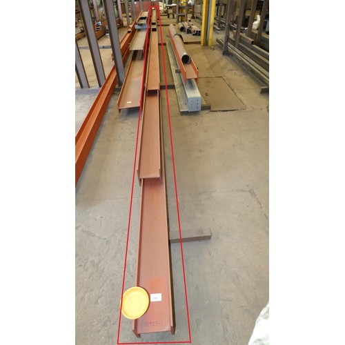 110 - A quantity of various stock steel universal columns mainly 203 x 203mm including lengths at 15.5m, 1... 