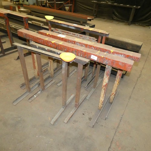 119 - 9 x various metal trestles