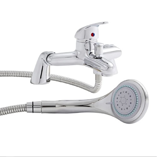 13 - A Soltis deck mounted bath shower mixer RRP £55