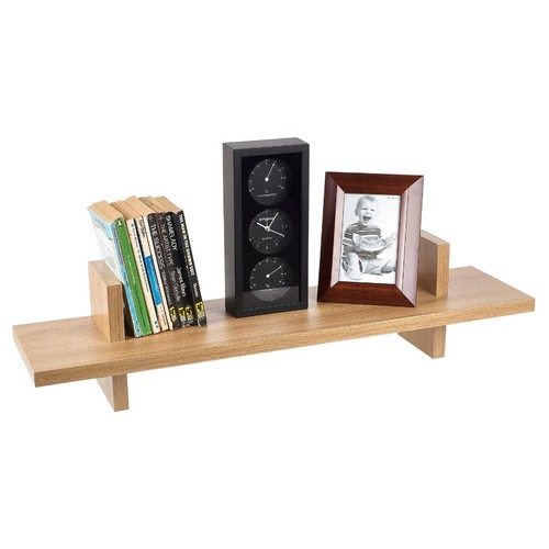 32 - 1 x Arran foiled finish floating shelf kit RRP £16 and 1 x Amrooti floating shelf RRP £18