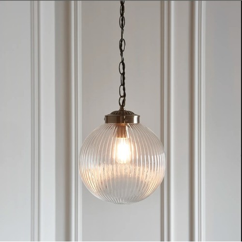 62 - 1 x Bateson 1-light globe pendant light RRP £50