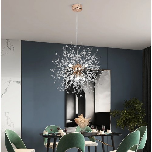 64 - 1 x Moyock 8-light unique / statement chandelier RRP £63