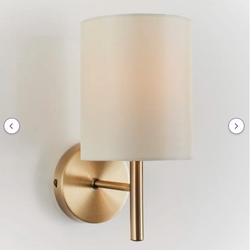 70 - 2 x Iyanna armed sconce lights RRP £49 each