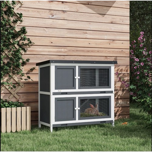 80 - 1 x Paw Hut weather resistant rabbit hutch RRP £103