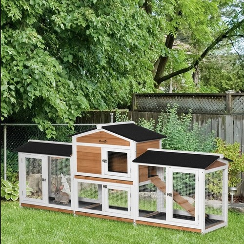 82 - 1 x Paw Hut rabbit hutch RRP £159