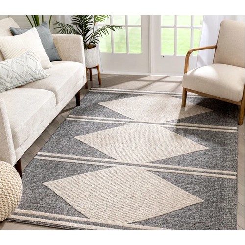 276 - 1 x Well Woven Harlow Evie grey rug approx 5ft 3inch x 7ft 3inch