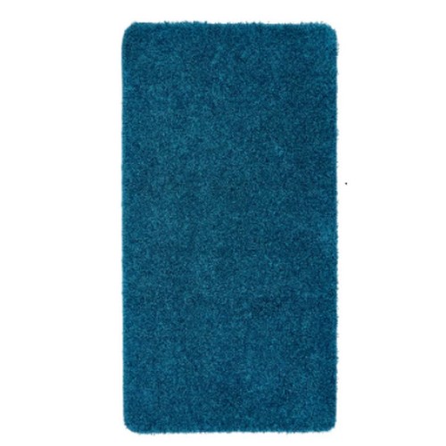 285 - 1 x Teal coloured rug approx 100 x 145cm