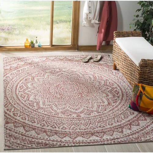 288 - 1 x Safavieh light beige / terra rug approx 120 x 180cm