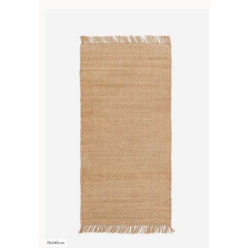 289 - 1 x HM Home natural beige runner approx 70 x 200cm