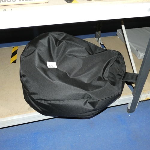 306 - 1 x bean bag - black