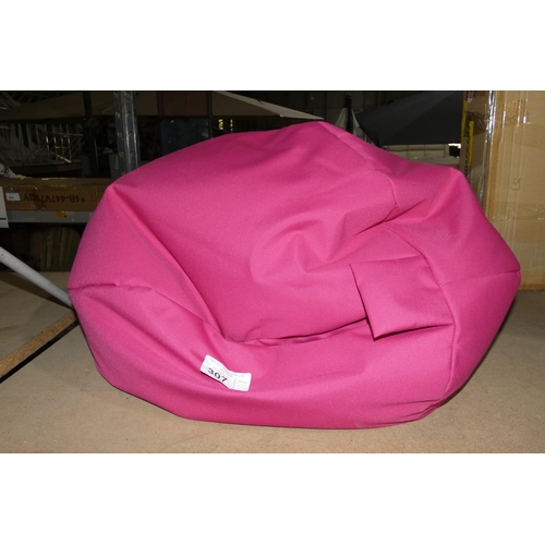 307 - 1 x bean bag - pink