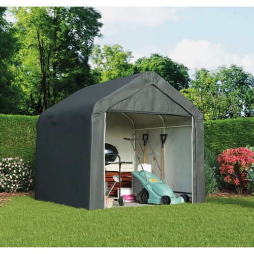 327 - 1 x Garden Gear 6ft x 6ft polyethylene apex garden shed RRP £140. Please note that it is not known i... 