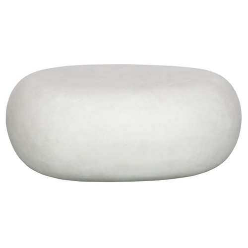 364 - 1 x pebble round 65cm long coffee table RRP £309